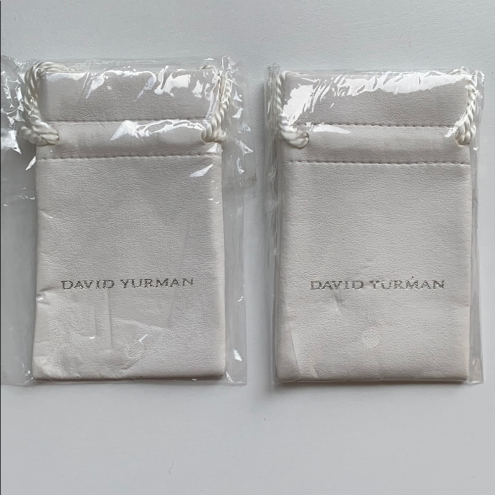 2 Unopened David Yurman Jewelry Pouches